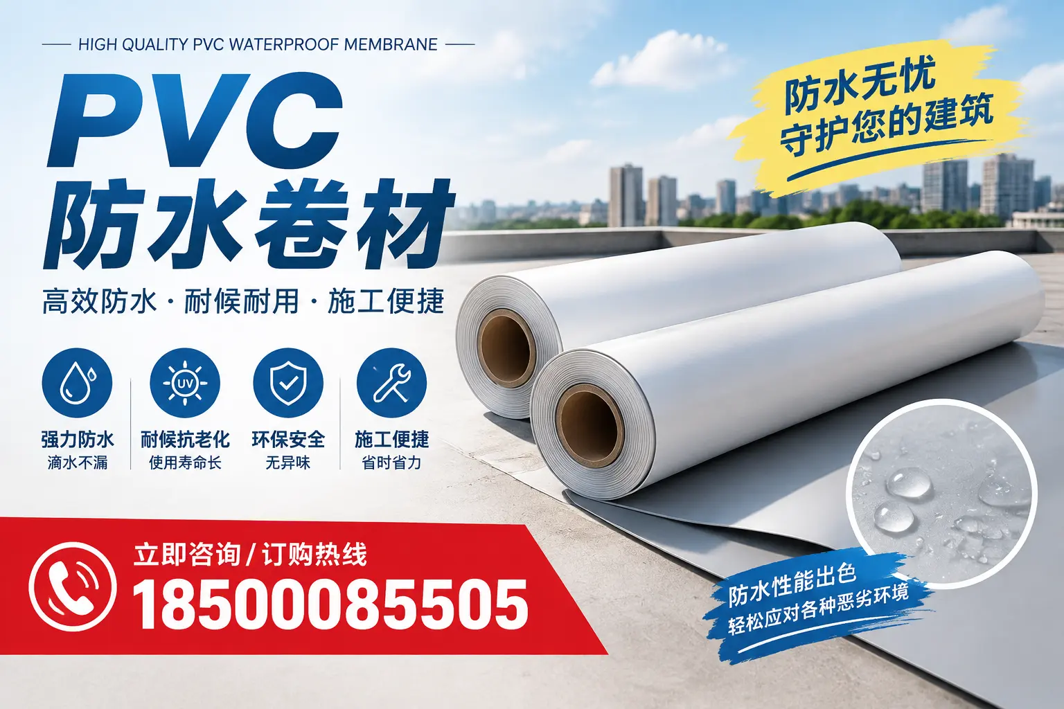 如何正确储存PVC防水卷材？新星用户的实用建议